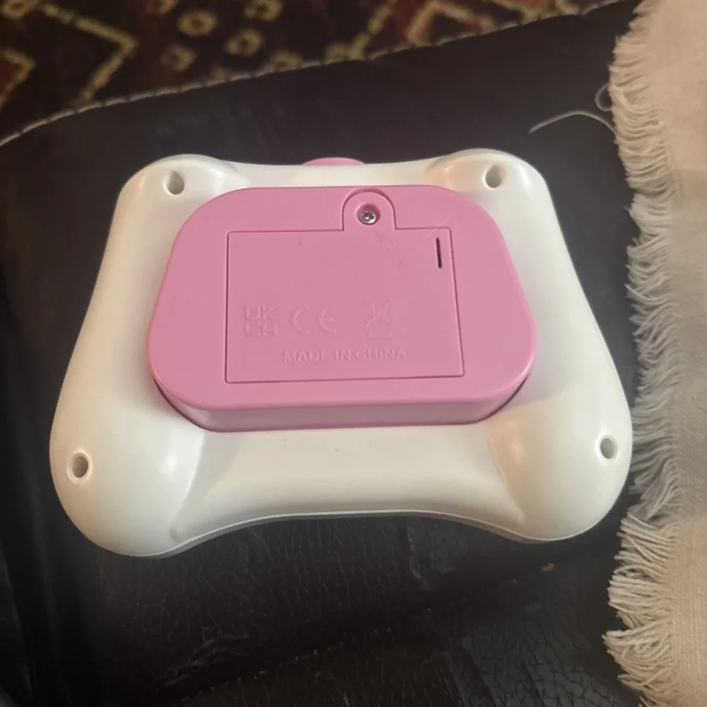 Pink Pop It Game Console Fidget Toy Electronic Handheld Stress Relief Puzzle